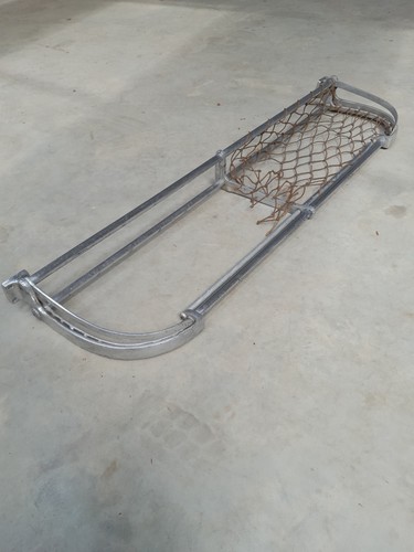 Vintage aluminium ablage unter - aluminium,