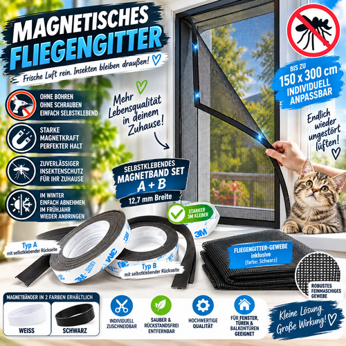 Magnet fliegengitter fenster - magnet,