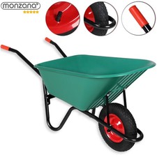 B-Ware Schubkarre 100L Kunststoff Garten Gartenkarre Luftrad Transportwagen 