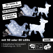 Weihnachtsfigur Rentier mit