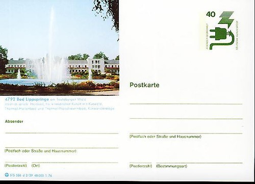 Bildpostkarte bad - bildpostkarte,