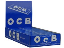 OCB Kurz Blau Rolling Papers Zigarettenpapier 5 Boxen á 25x50 Stück