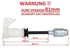 SCHLIEßZYLINDER MOTORHAUBEN SCHLOSS REPARATUR FÜR FORD FOCUS C-MAX 03-07 KURZ 81