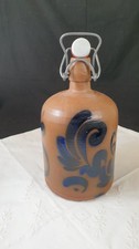 Steingutflasche mit