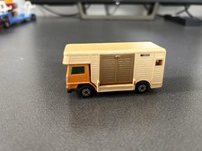 MATCHBOX SUPERFAST #40 BEDFORD HORSE BOX, ORANGE & TAN, EXCELLENT, LOT A