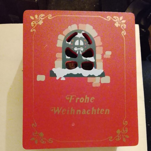 Spieluhr holzkiste weihnachten - spieluhr,
