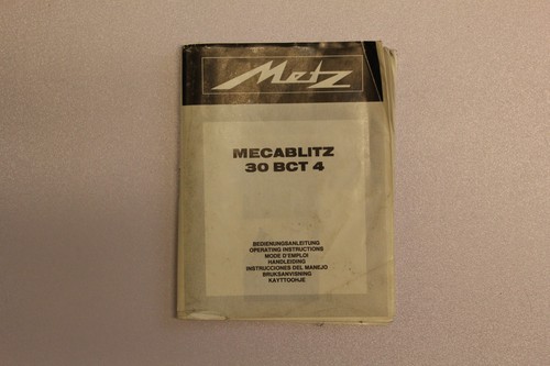 Metz mecablitz bct 4 - mecablitz, 30