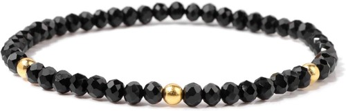 Schwarzes turmalin armband - schwarzes,