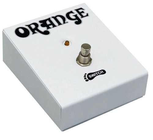 Orange fußschalter mit - orange,