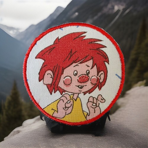 Pumuckl patch aufnäher - aufnäher, rot