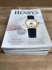 Auktion Henry`s Uhren Kataloge11x2022 Kunst-Autos-Teppich-Schmuck- Sofortkauf
