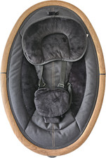 Babywippe Woddy Qute Q Rocker Black Babysitz