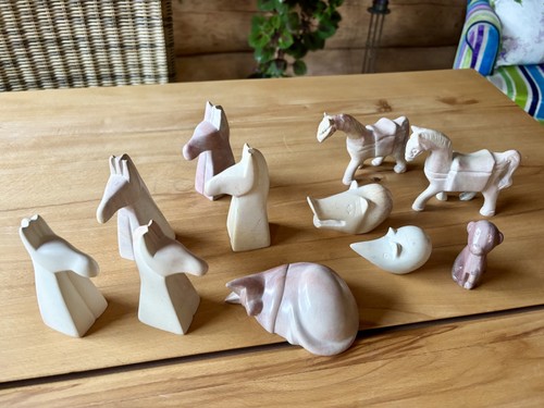 Speckstein figuren stück - 11,