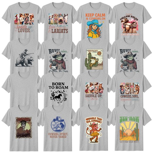Boho cowgirl pferd shirt - cowgirl,
