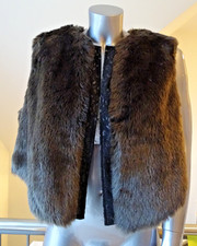 Weste Kunstfell in Braun von