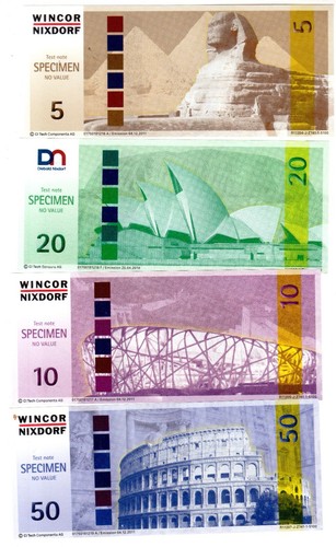 Set banknoten wincor - 7,