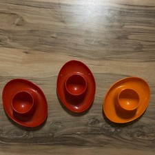 3x Vintage Eierbecher 70er