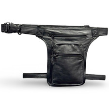 Leder Beintasche Herren Damen