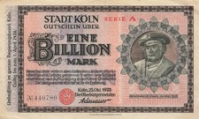 Köln - Stadt - 1 Billion Mark