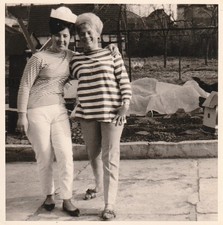 Vintage Foto Schöne Frauen Mode Momentaufnahme  60er Jahre-2