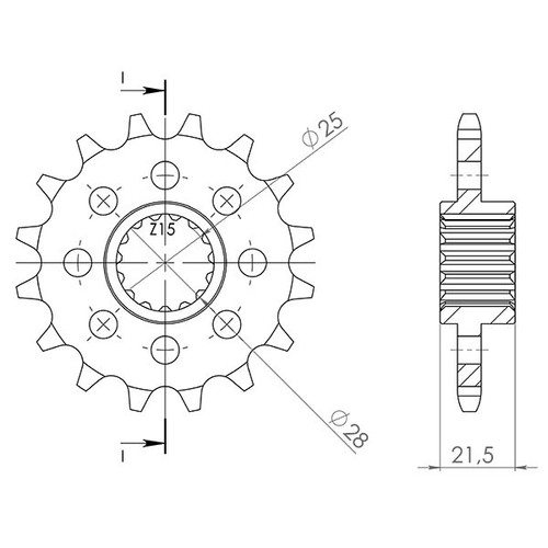 Ritzel p525 z17 - -,