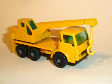 MATCHBOX LESNEY DODGE CRANE TRUCK No. 63C, unbespielt, gelber Kran-Haken