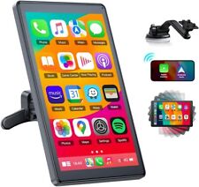 Wireless 7" Apple CarPlay Android Auto Tragbar Touchscreen Autoradio Bluetooth