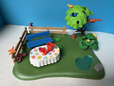 b12- Playmobil Garten  Landschaft Park Teich Pflanzen Blumen Tiere zu Haus Villa