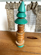 (RB)5025-2192, alte Tanne aus Holz zum stapeln, Spielzeug, Deko