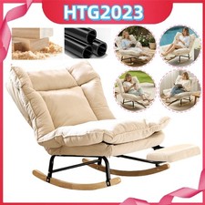 Schaukelstuhl mit Hocker