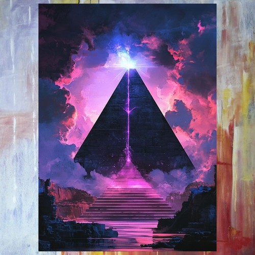 Pyramide poster schöne - poster,