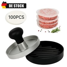 Burgerpresse Hamburgerpresse Hamburgerform Burger Patty inkl. Backpapier