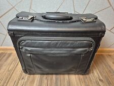 DB Trolley Piloten Koffer Leder Schwarz