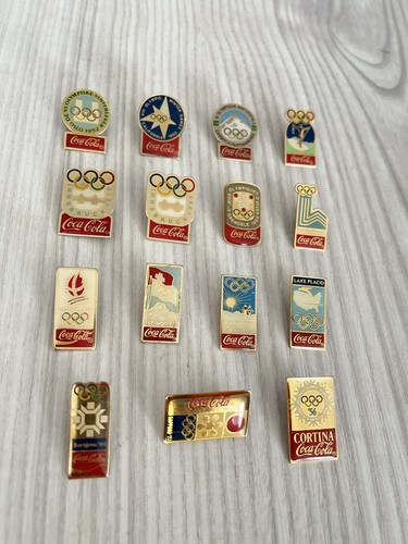 Coca cola pin sammlung olympic - cola,
