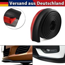 2,5M Universal Auto Frontspoiler Spoilerlippe Splitter Schaumstoff Schutz Schwar