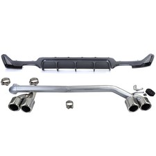 Heckdiffusor Carbon + Endrohr