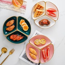 Geteilter Teller aus Keramik