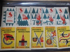 Streichholzetiketten-DDR 2 kpl. Sätze