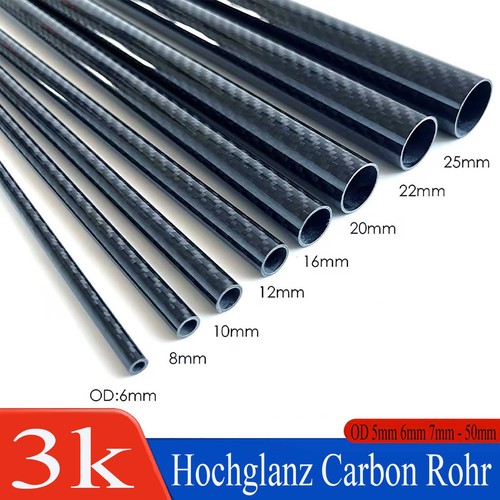 Hochglanz carbon rohr - hochglanz,