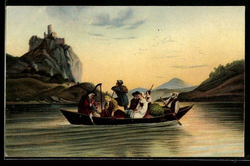 Künstler ludwig richter - künstler-ak,