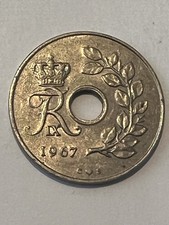 Silbermünze 25 Öre Dänemark