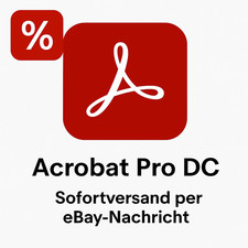 Adobe Acrobat Pro DC 1 Monat - Sofortversand per eBay-Nachricht