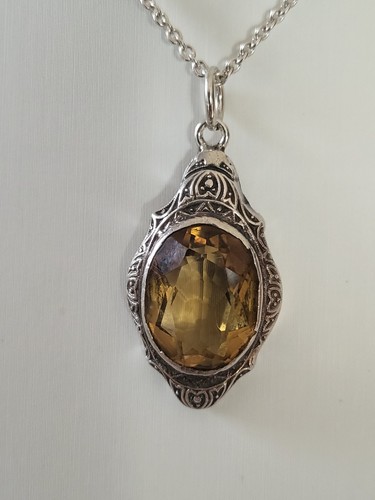 Jugendstil silber anhänger - jugendstil,