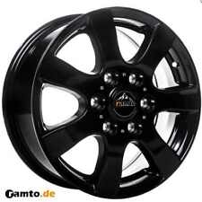 4xAlufelgen für Mercedes Sprinter 16 Zoll schwarz Winterreifen 235 65 R16