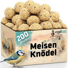 200 x 90 g ohne Netz Meisenknödel Vogelfutter Wildvogelfutter HK D Fett Winter