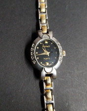 Michelli Damenuhr Quartz Edelstahl Nickelfrei schwarzes Zifferblatt