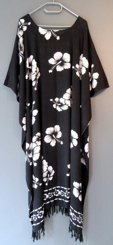 Kaftan maxi kleid schwarz - kaftan,