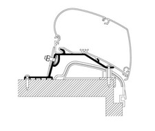 Thule Markisenadapter; Geeignet für Hobby Premium & Ontour; B-Ware