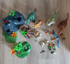 Playmobil großes Dino Konvolut mit Vulkan & T-Rex unvollständig