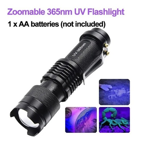 Taschenlampe schwarzlicht - uv,